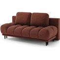 Sofa bed Elguavio, sleeping function, Jaffray 30, brown, H97x210x91cm