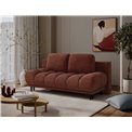 Sofa bed Elguavio, sleeping function, Jaffray 30, brown, H97x210x91cm