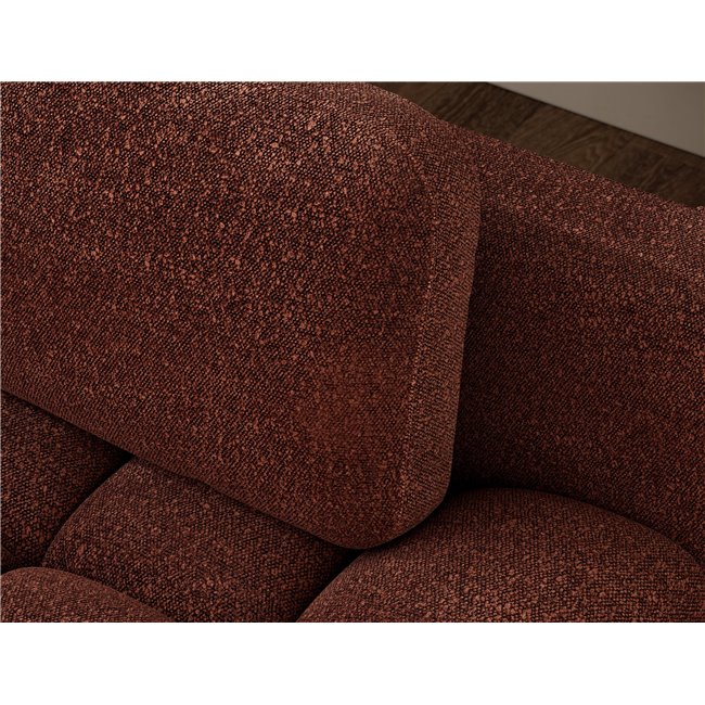 Sofa bed Elguavio, sleeping function, Jaffray 30, brown, H97x210x91cm