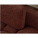 Sofa bed Elguavio, sleeping function, Jaffray 30, brown, H97x210x91cm