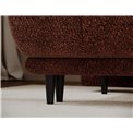 Sofa bed Elguavio, sleeping function, Jaffray 30, brown, H97x210x91cm