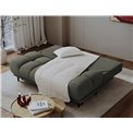 Sofa bed Elguavio, sleeping function, Xillar 100, green, H97x210x91cm