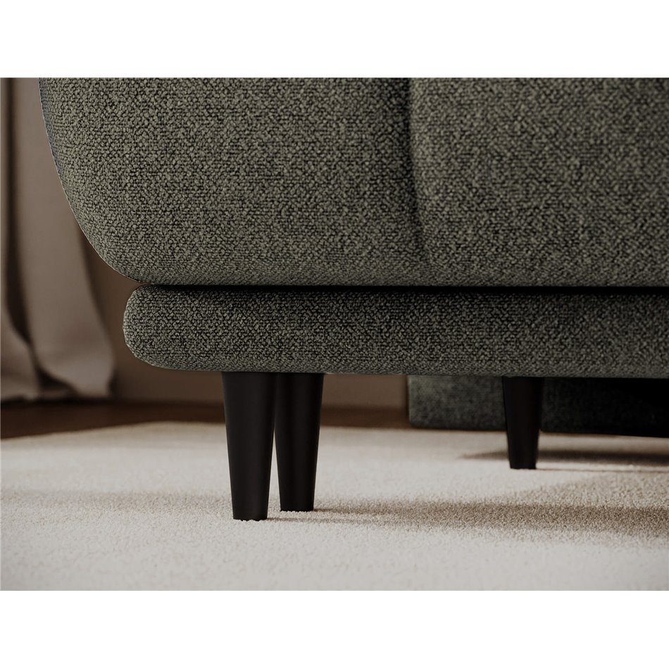 Sofa bed Elguavio, sleeping function, Xillar 100, green, H97x210x91cm