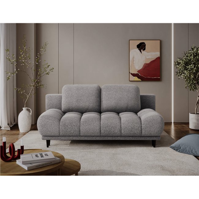 Sofa bed Elguavio, sleeping function, Paolli 04, grey, H97x210x91cm