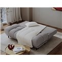 Sofa bed Elguavio, sleeping function, Paolli 04, grey, H97x210x91cm