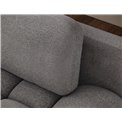 Sofa bed Elguavio, sleeping function, Paolli 04, grey, H97x210x91cm