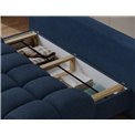 Sofa bed Elguavio, sleeping function, Paolli 40, blue, H97x210x91cm