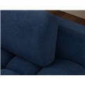 Sofa bed Elguavio, sleeping function, Paolli 40, blue, H97x210x91cm
