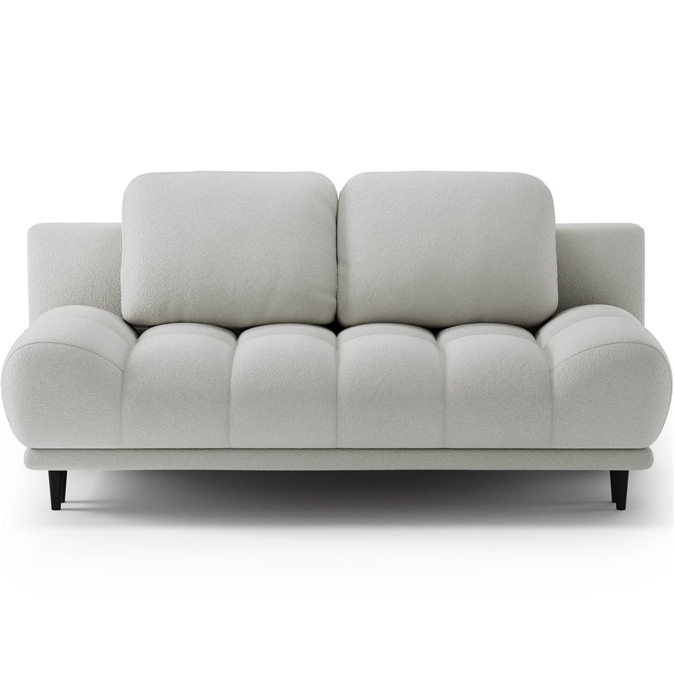 Sofa bed Elguavio, sleeping function, Paolli 01, white, H97x210x91cm