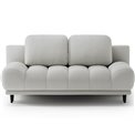 Sofa bed Elguavio, sleeping function, Paolli 01, white, H97x210x91cm