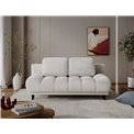 Sofa bed Elguavio, sleeping function, Paolli 01, white, H97x210x91cm