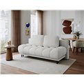 Sofa bed Elguavio, sleeping function, Paolli 01, white, H97x210x91cm