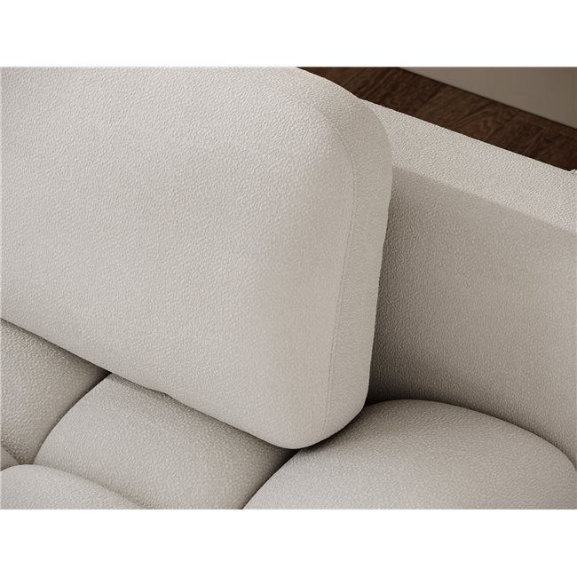 Sofa bed Elguavio, sleeping function, Paolli 01, white, H97x210x91cm