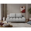 Sofa bed Elguavio, sleeping function, Calmora 03, grey, H97x210x91cm