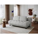 Sofa bed Elguavio, sleeping function, Calmora 03, grey, H97x210x91cm