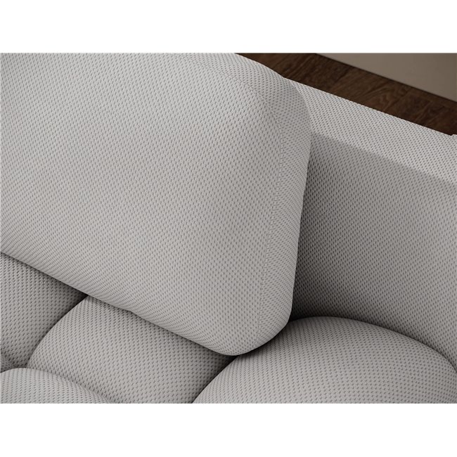 Sofa bed Elguavio, sleeping function, Calmora 03, grey, H97x210x91cm