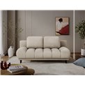 Sofa bed Elguavio, sleeping function, Calmora 18, beige, H97x210x91cm
