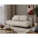 Sofa bed Elguavio, sleeping function, Calmora 18, beige, H97x210x91cm