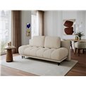 Sofa bed Elguavio, sleeping function, Calmora 18, beige, H97x210x91cm