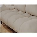 Sofa bed Elguavio, sleeping function, Calmora 18, beige, H97x210x91cm