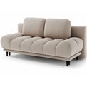 Sofa bed Elguavio, sleeping function, Royal 18, boucle, beige, H97x210x91cm