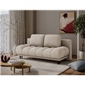 Sofa bed Elguavio, sleeping function, Royal 18, boucle, beige, H97x210x91cm