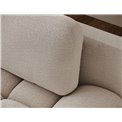 Sofa bed Elguavio, sleeping function, Royal 18, boucle, beige, H97x210x91cm