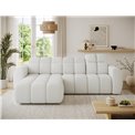 Corner sofa Efanito L, sleeping function, Royal 01, boucle, white, H105x288x200cm