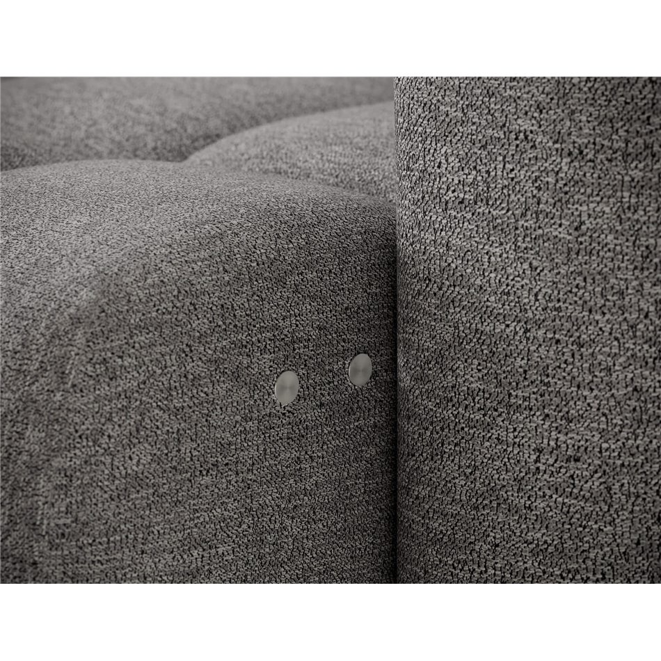 Corner sofa Efanito L, sleeping function, Coralline 03, light grey, H105x288x200cm