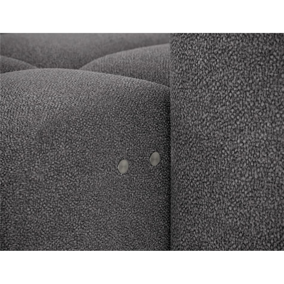 Corner sofa Efanito L, sleeping function, Paolli 04, grey, H105x288x200cm