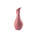 Vase, ceramic, purple, H30cm,  base D 7.5x6 cm, oval