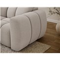 Corner sofa Efanito L, sleeping function, Royal 18, boucle, beige, H105x288x200cm