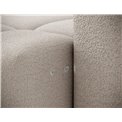 Corner sofa Efanito L, sleeping function, Royal 18, boucle, beige, H105x288x200cm