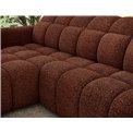 Corner sofa Efanito L, sleeping function, Jaffray 30, red, H105x288x200cm