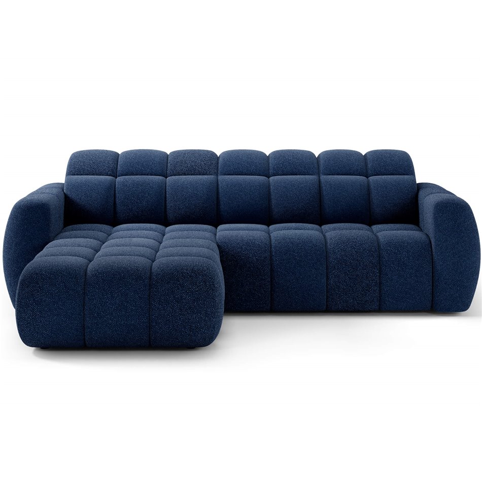 Corner sofa Efanito L, sleeping function, Paolli 40, blue, H105x288x200cm