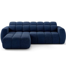Corner sofa Efanito L, sleeping function, Paolli 40, blue, H105x288x200cm