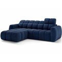 Corner sofa Efanito L, sleeping function, Paolli 40, blue, H105x288x200cm