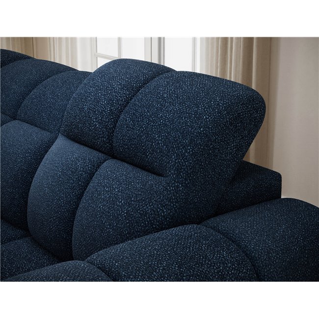 Corner sofa Efanito L, sleeping function, Paolli 40, blue, H105x288x200cm