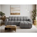 Corner sofa Efanito R, sleeping function, Coralline 03, grey, H105x288x200cm
