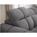 Corner sofa Efanito R, sleeping function, Coralline 03, grey, H105x288x200cm