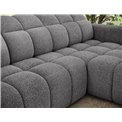 Corner sofa Efanito R, sleeping function, Paolli 04, light grey, H105x288x200cm