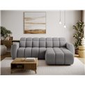 Corner sofa Efanito R, sleeping function, Royal 04, boucle, grey, H105x288x200cm