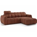 Corner sofa Efanito R, sleeping function, Jaffray 30, red, H105x288x200cm