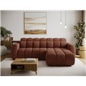 Corner sofa Efanito R, sleeping function, Jaffray 30, red, H105x288x200cm