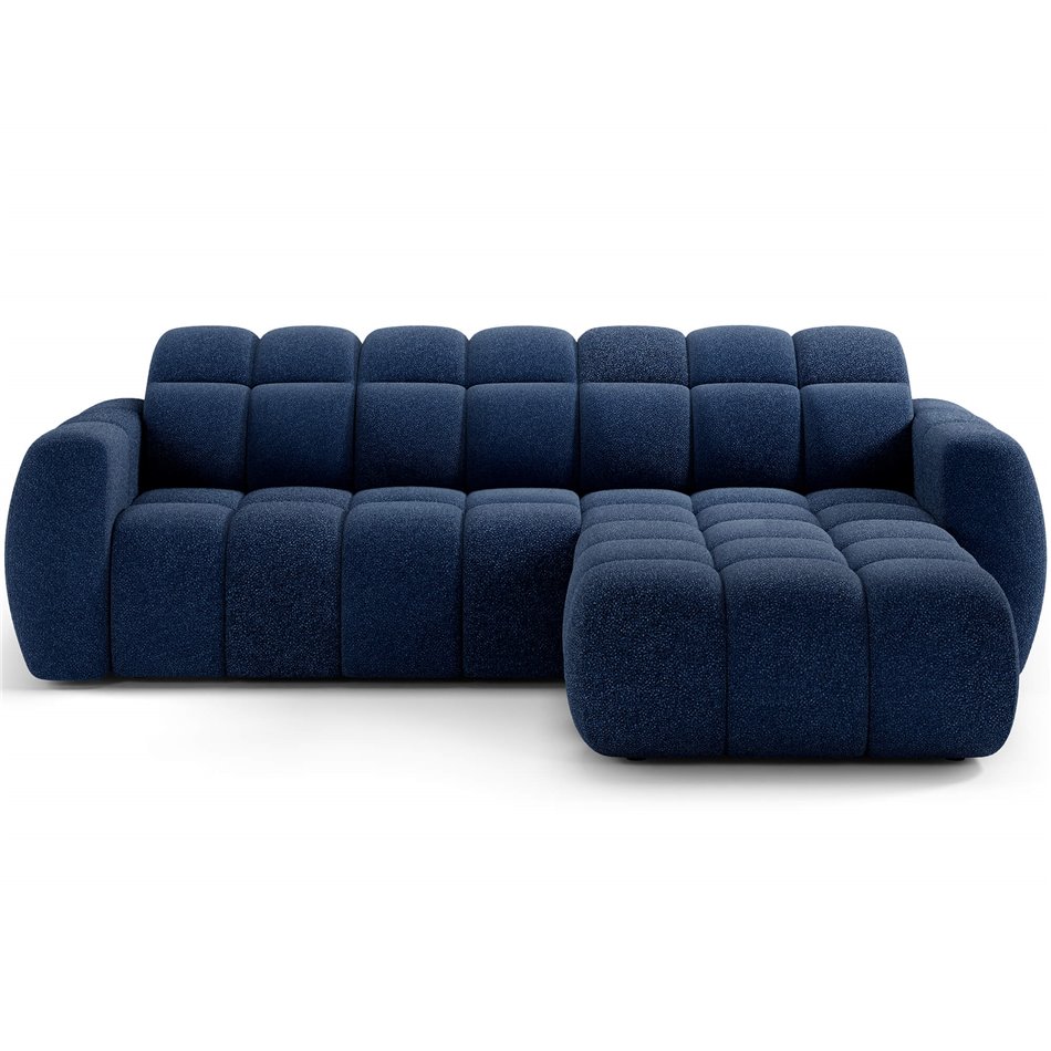 Corner sofa Efanito R, sleeping function, Paolli 40, blue, H105x288x200cm