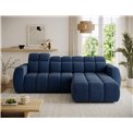 Corner sofa Efanito R, sleeping function, Paolli 40, blue, H105x288x200cm