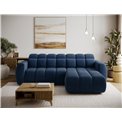 Corner sofa Efanito R, sleeping function, Paolli 40, blue, H105x288x200cm