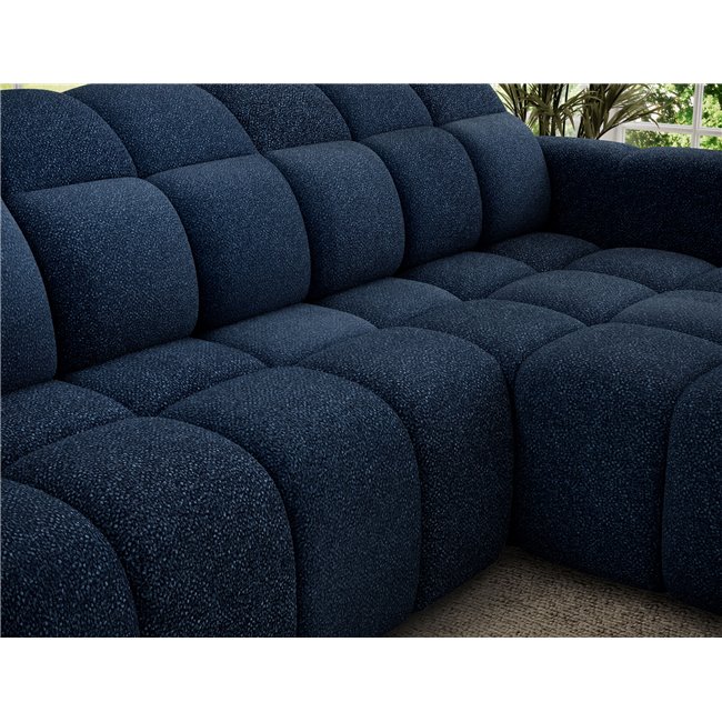 Corner sofa Efanito R, sleeping function, Paolli 40, blue, H105x288x200cm