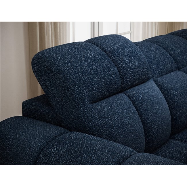 Corner sofa Efanito R, sleeping function, Paolli 40, blue, H105x288x200cm