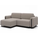 Corner sofa Elcossta L, sleeping function, Royal 18, boucle, beige, H95x244x154cm